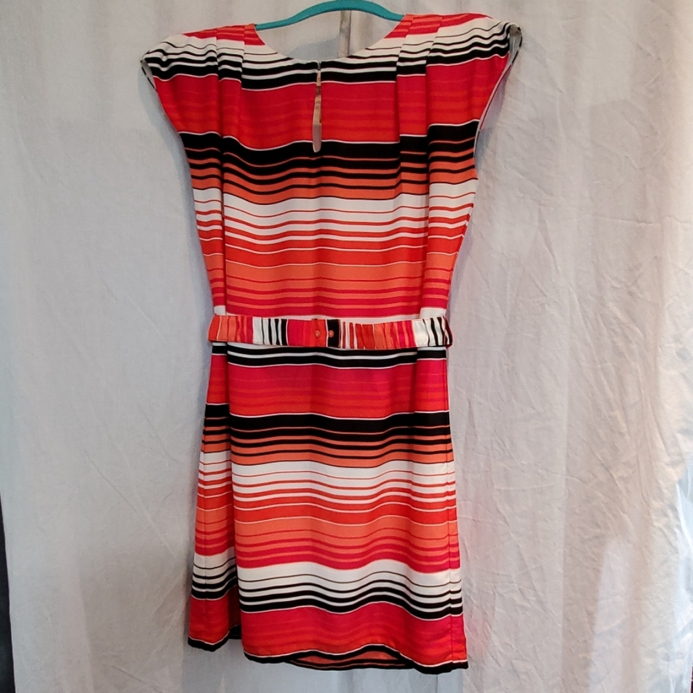 Banana Republic Puff Pleated Sleeve Dress Sz 8